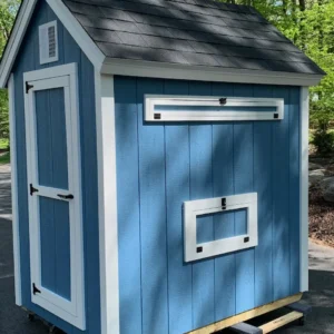 4X6 DIY Chicken Coop with Rolling Nest Box PDF Plans