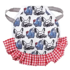 Vintage Blue – Gingham Laced Hen Saddle